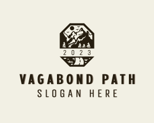 Outdoor Pathway Mountain logo design