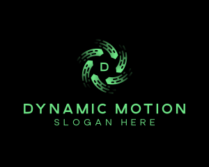 Motion Programming AI logo design