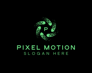 Motion Programming AI logo design