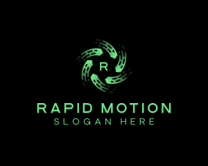 Motion Programming AI logo design