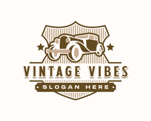 Vintage Car Dealership logo design