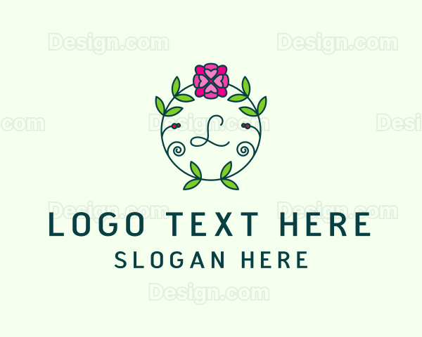 Floral Flower Wellness Spa Logo