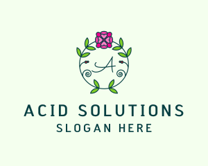 Floral Flower Wellness Spa logo design