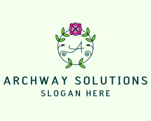 Floral Flower Wellness Spa logo design