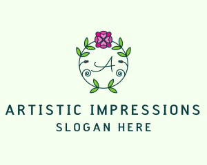 Floral Flower Wellness Spa logo design