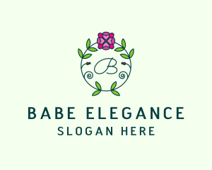 Floral Flower Wellness Spa logo design