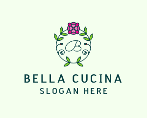 Floral Flower Wellness Spa logo design