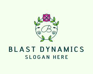 Floral Flower Wellness Spa logo design