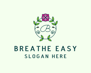 Floral Flower Wellness Spa logo design