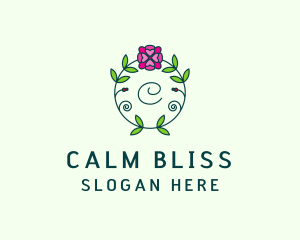 Floral Flower Wellness Spa logo design