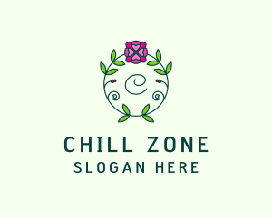 Floral Flower Wellness Spa logo design