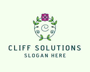 Floral Flower Wellness Spa logo design