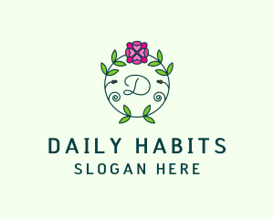 Floral Flower Wellness Spa logo design