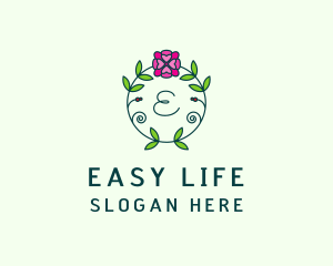 Floral Flower Wellness Spa logo design