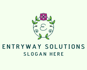 Floral Flower Wellness Spa logo design