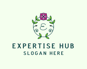 Floral Flower Wellness Spa logo design