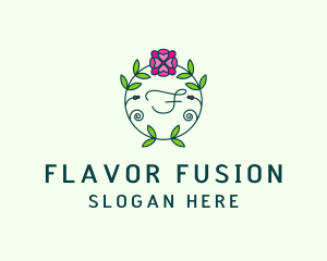 Floral Flower Wellness Spa logo design