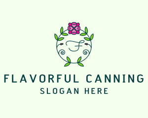 Floral Flower Wellness Spa logo design