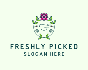 Floral Flower Wellness Spa logo design