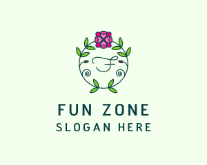 Floral Flower Wellness Spa logo design