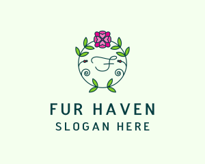 Floral Flower Wellness Spa logo design