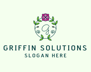 Floral Flower Wellness Spa logo design