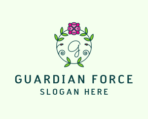 Floral Flower Wellness Spa logo design