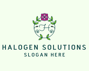 Floral Flower Wellness Spa logo design