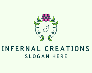 Floral Flower Wellness Spa logo design