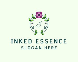 Floral Flower Wellness Spa logo design