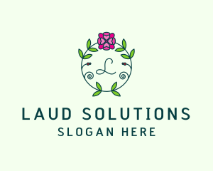 Floral Flower Wellness Spa logo design