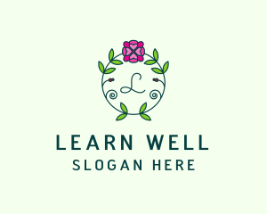 Floral Flower Wellness Spa logo design