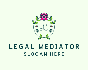 Floral Flower Wellness Spa logo design