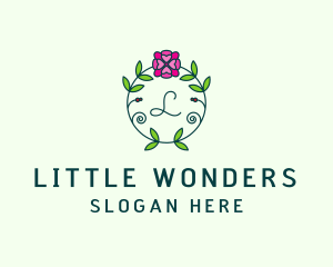 Floral Flower Wellness Spa logo design