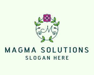 Floral Flower Wellness Spa logo design