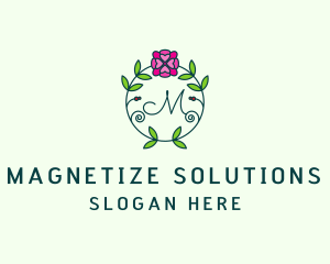 Floral Flower Wellness Spa logo design