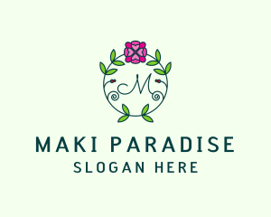 Floral Flower Wellness Spa logo design