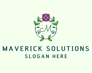 Floral Flower Wellness Spa logo design