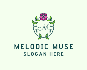 Floral Flower Wellness Spa logo design