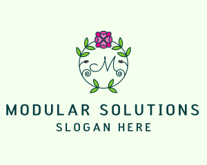 Floral Flower Wellness Spa logo design