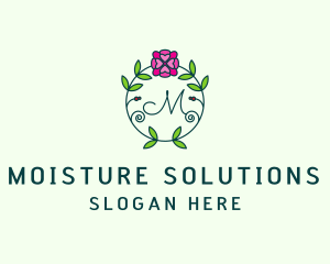 Floral Flower Wellness Spa logo design