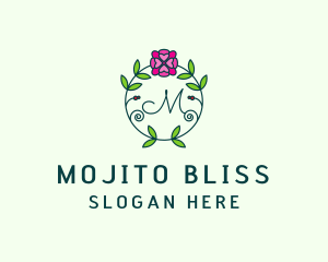 Floral Flower Wellness Spa logo design