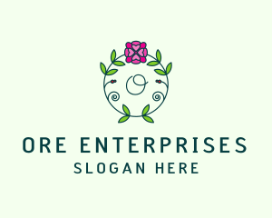 Floral Flower Wellness Spa logo design