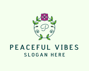 Floral Flower Wellness Spa logo design