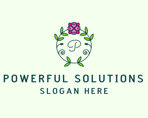 Floral Flower Wellness Spa logo design