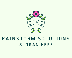 Floral Flower Wellness Spa logo design