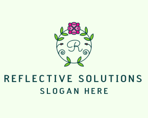 Floral Flower Wellness Spa logo design