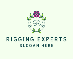 Floral Flower Wellness Spa logo design