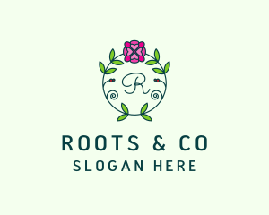 Floral Flower Wellness Spa logo design