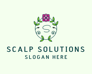 Floral Flower Wellness Spa logo design